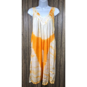 Marine free size coverup/dress with pockets